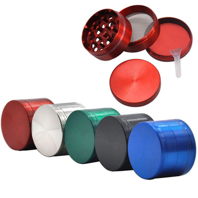 Colorful Zinc Alloy Smoke Herb Grinder 40/50/63/75mm Four-Layers High Quality